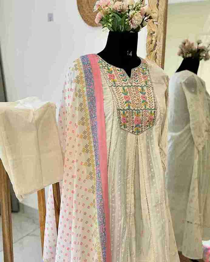 Premium Silk Anarkali Dress for Women