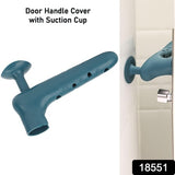 Silicone Door Handle Cover With Suction Cup (1 Pc)