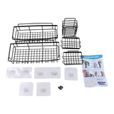 Metal Shower Basket  Canddy For Bathroom Organiser (5 Pc Combo)