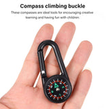 Clip Snap Hook Mini Compass (1 Pc   (1 Pc  Mix Design)