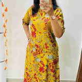 Forest Kurti – Effortless Floral Style for Every Day