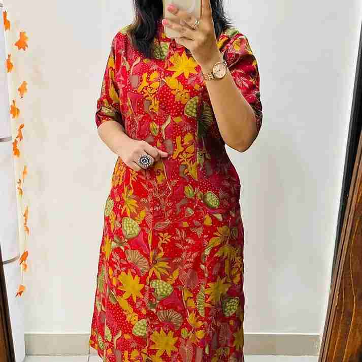 Forest Kurti – Effortless Floral Style for Every Day