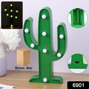 Led Cactus Light Led Desk Lamp Led Table Lamp (1 Pc  Battery Not Included)