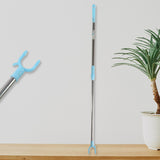 Stainless Steel Telescopic Pole Clothes Hooks Hanger (1 Pc  1 Mtr.)