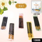 5in1 Pancham Premium Agarbatti  Incense Sticks (450 Gm)