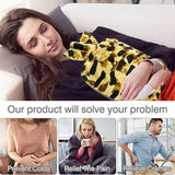 7245 Personal Care Rubber Hot Water Heating Pad Bag For Pain Relief (Large)